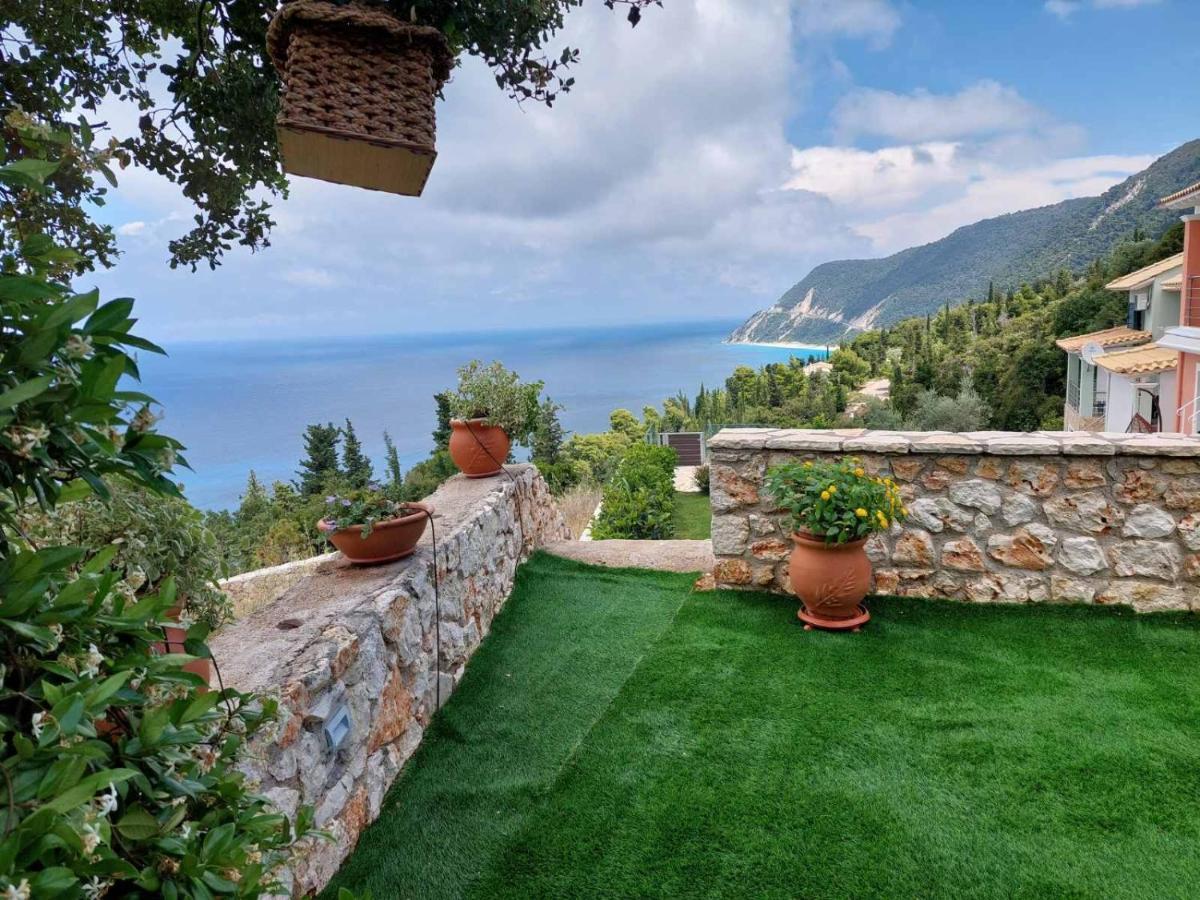 Villa Nereid Glafki - Enjoy Summer Sunsets Айос-Никитас Экстерьер фото